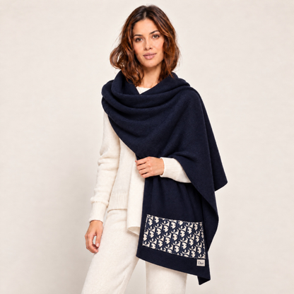 Dior Trotter Silk Scarf & Cashmere Shawl at Vintage Luxe Up
