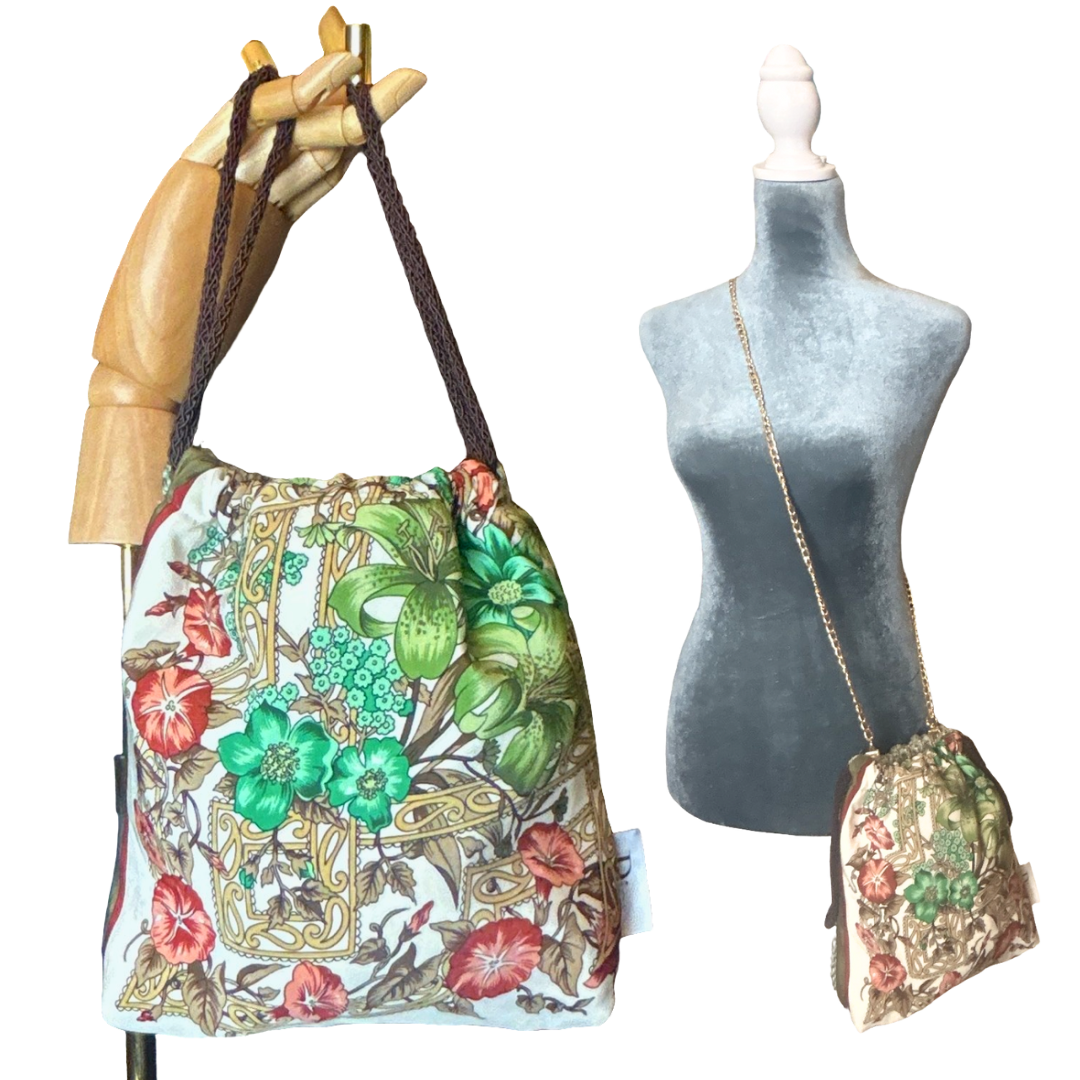 Dior Garden Trellis Scarf Dior Crossbody Bag at Vintage Luxe Up