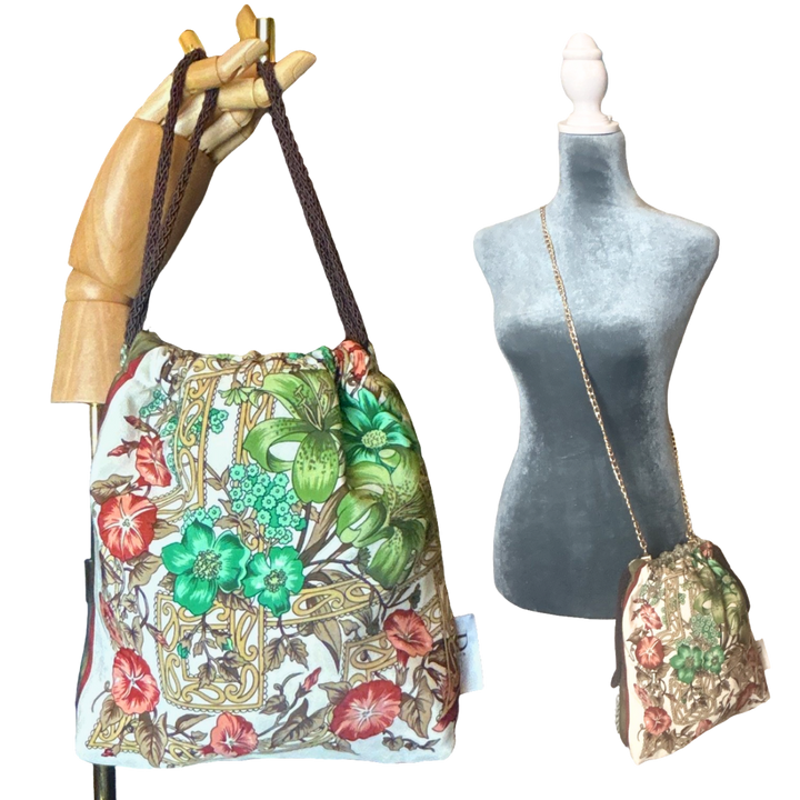 Dior Garden Trellis Scarf Dior Crossbody Bag at Vintage Luxe Up