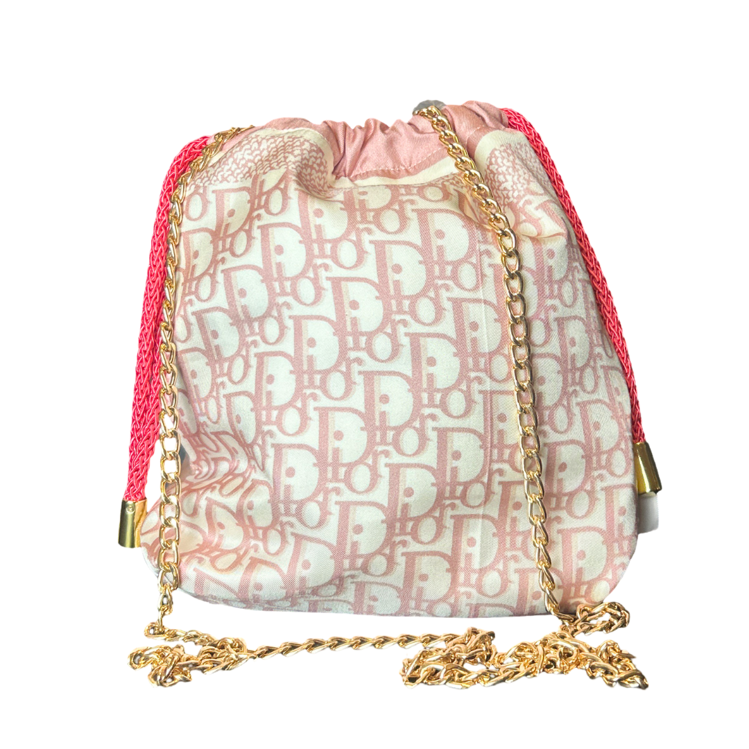 Dior Trotter Pink Scarf | Dior Crossbody Bag
