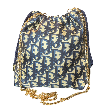 Dior Trotter Blue Scarf | Dior Crossbody Bag