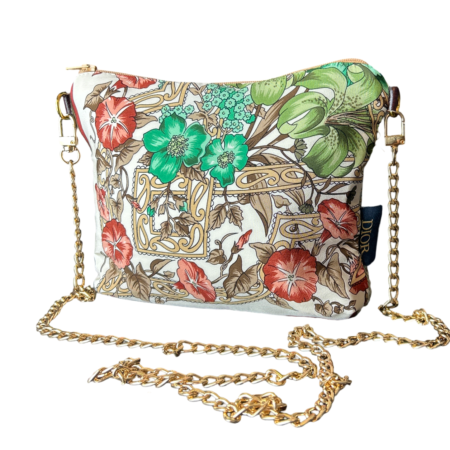 DIOR Garden Trellis  Scarf Crossbody Bag exclusively at VintageLuxeUp.com