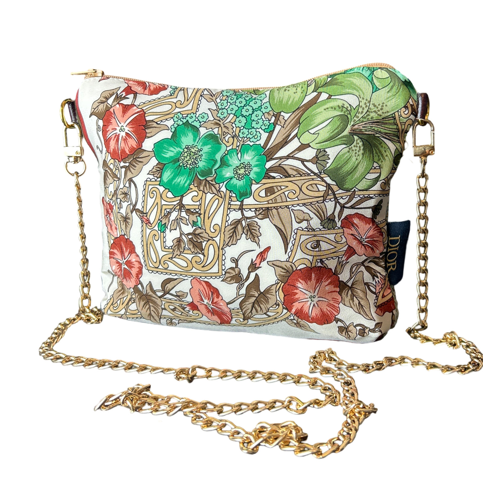 DIOR Garden Trellis  Scarf Crossbody Bag exclusively at VintageLuxeUp.com