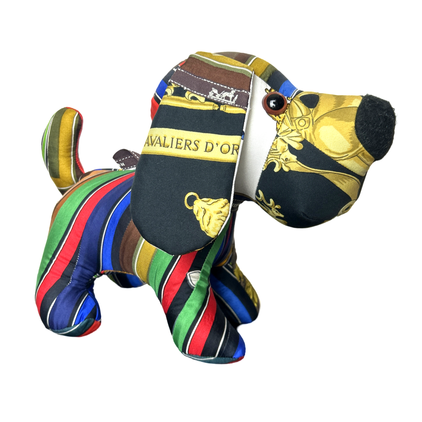 Hermes Scarf Patchwork Puppy at Vintage Luxe Up