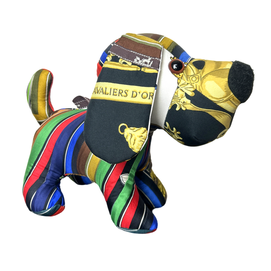 Hermes Scarf Patchwork Puppy at Vintage Luxe Up