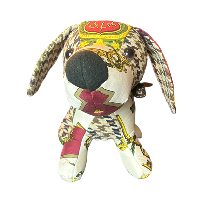 Hermes Les Cles Scarf Patchwork Puppy at Vintage Luxe Up