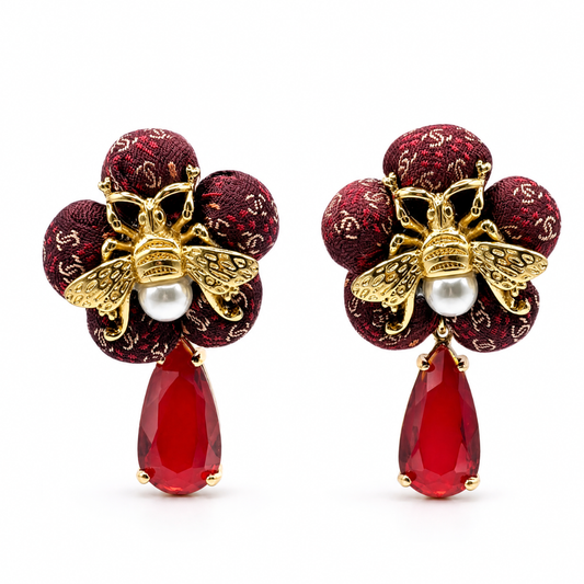 Chanel CC Bumblebee Earrings | Chanel Jewelry