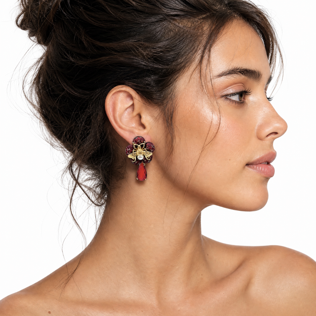 Chanel CC Bumblebee Earrings | Chanel Jewelry