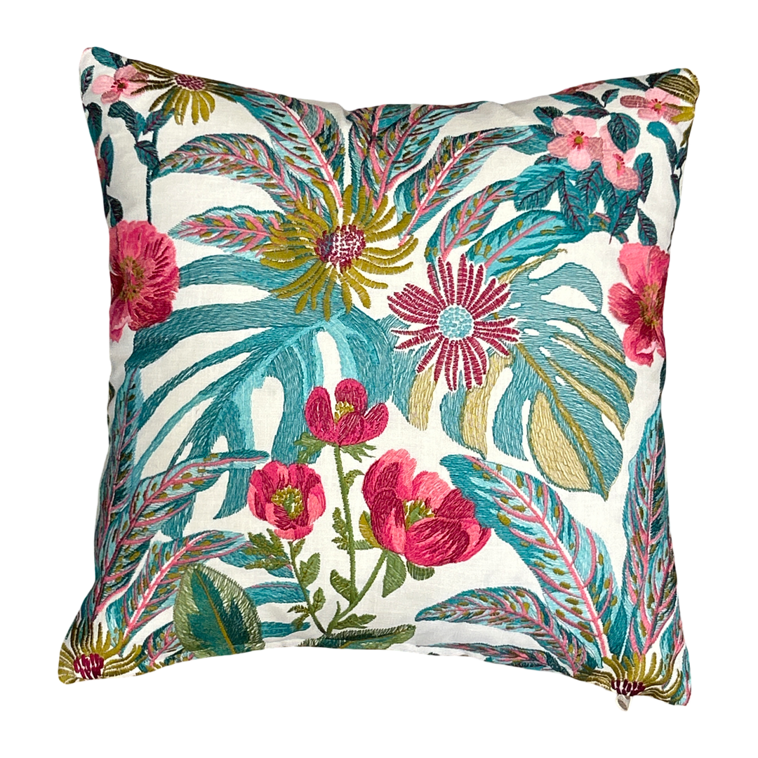 Giraffe Vintage Silk Scarf Pillows 26"