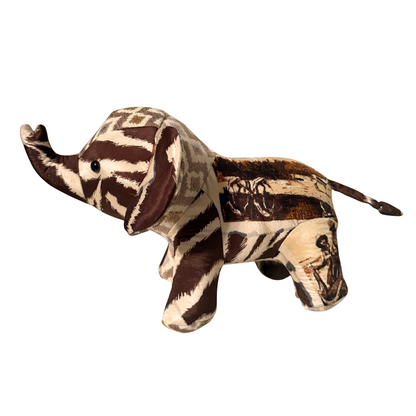 Safari Vintage Silk Scarf Lucky Elephant