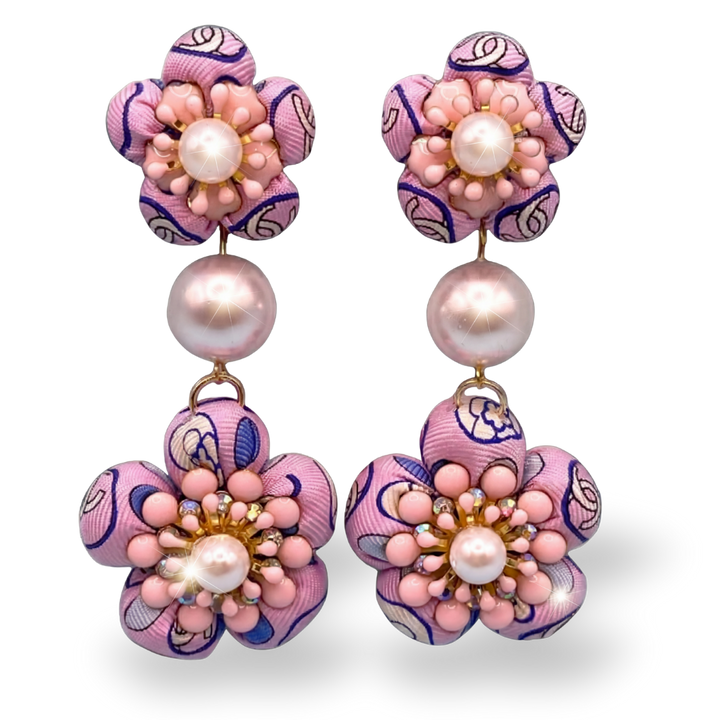 Chanel Necktie Chandelier Earrings by Flock by Wild at Vintage Luxe Up