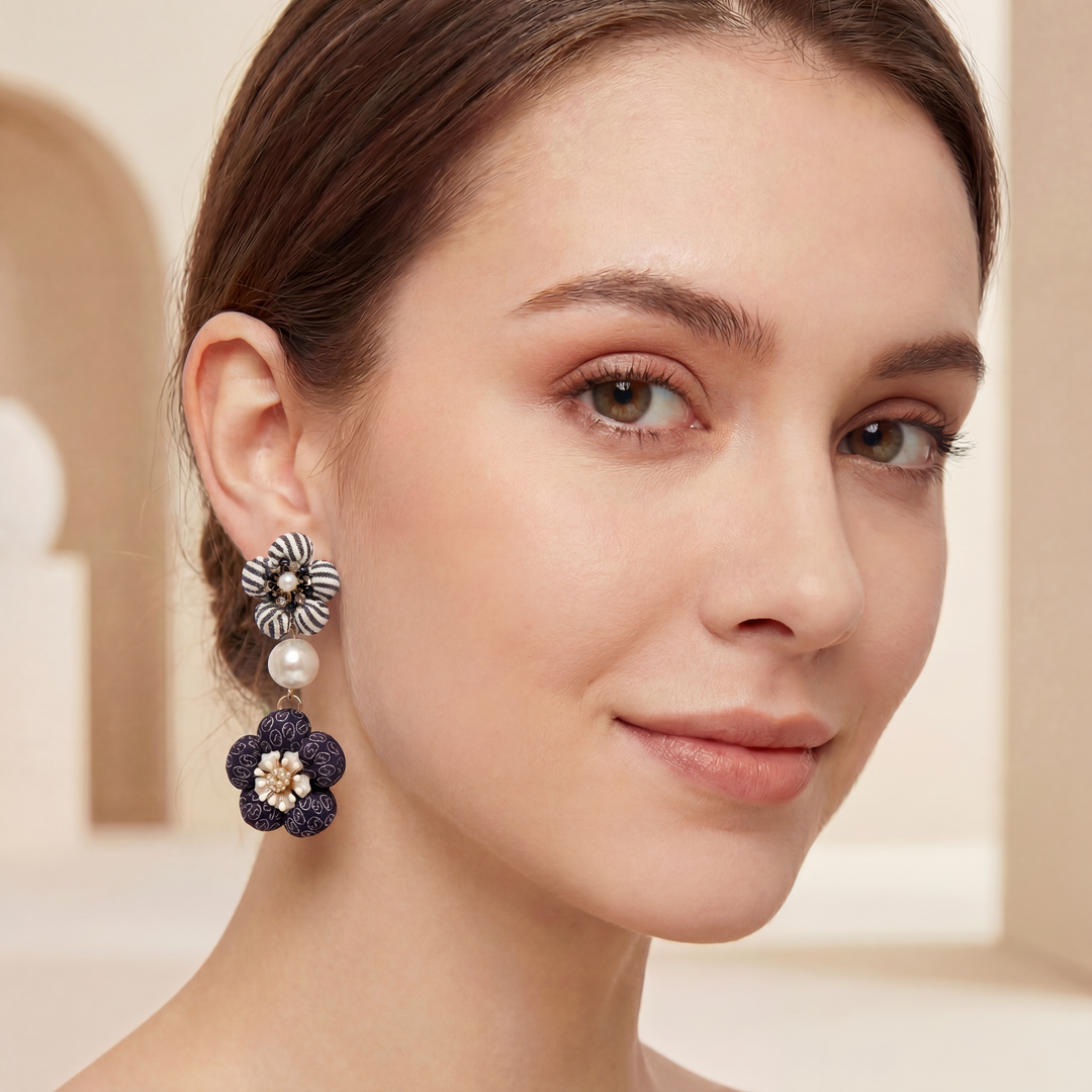 Gucci Necktie Chandelier Earrings by Flock by Wild at Vintage Luxe Up