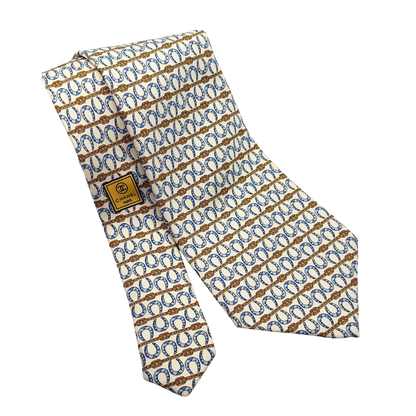 chanel horseshoe necktie