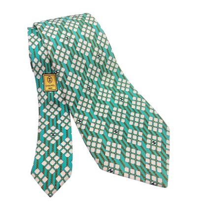 Chanel Jade Green Necktie