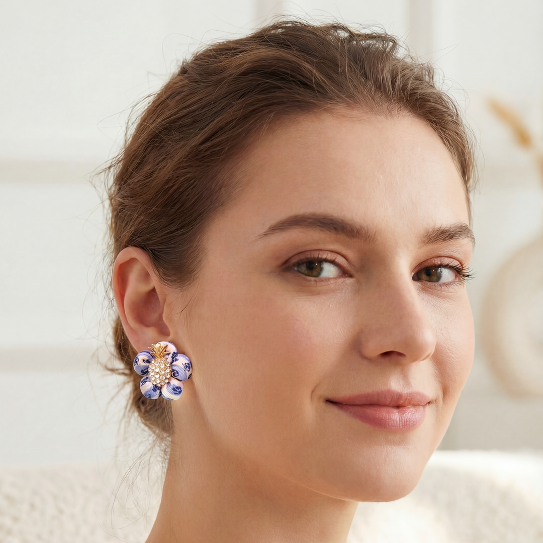 Chanel Necktie Earrings by Flock by Wild at Vintage Luxe Up