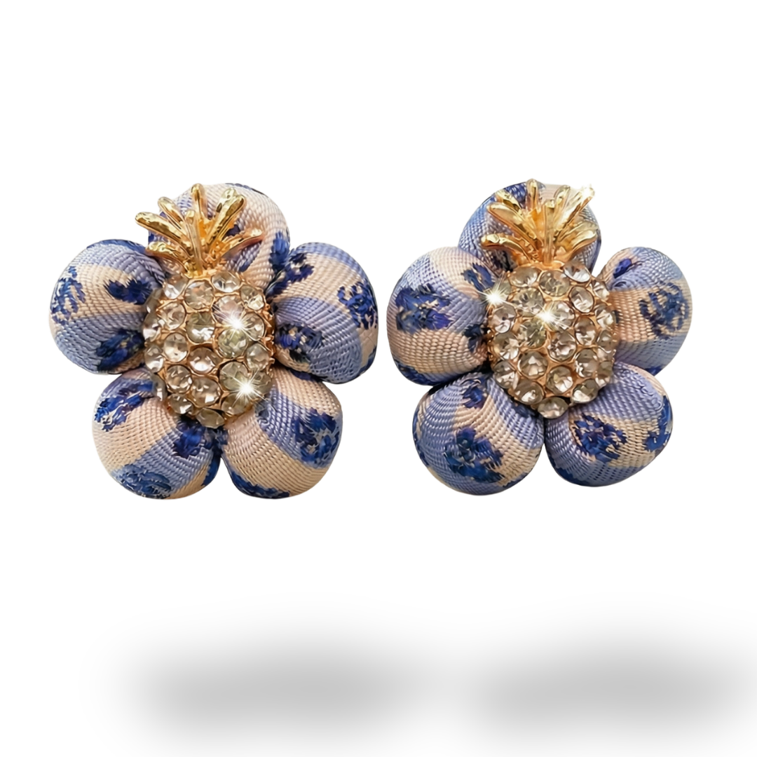 Chanel Necktie Earrings by Flock by Wild at Vintage Luxe Up