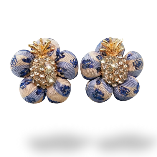 Chanel Necktie Earrings by Flock by Wild at Vintage Luxe Up