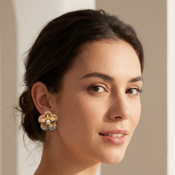 Chanel Necktie Earrings by Flock by Wild at Vintage Luxe Up