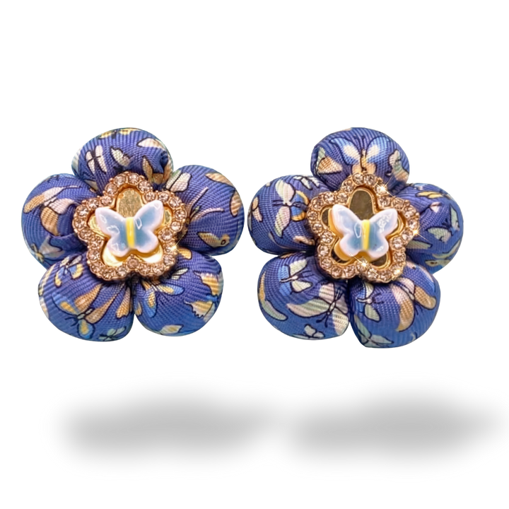 Ferragamo Necktie Earrings by Flock by Wild for Vintage Luxe Up