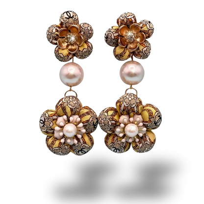 Chanel Necktie Chandelier Earrings by Flock by Wild at Vintage Luxe Up