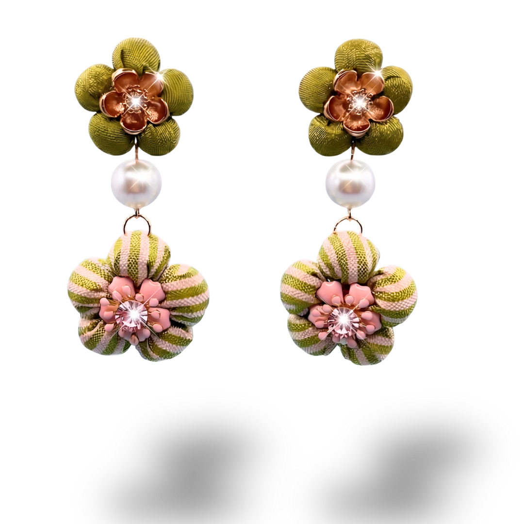 Gucci Necktie Chandelier Earrings by Flock by Wild at Vintage Luxe Up