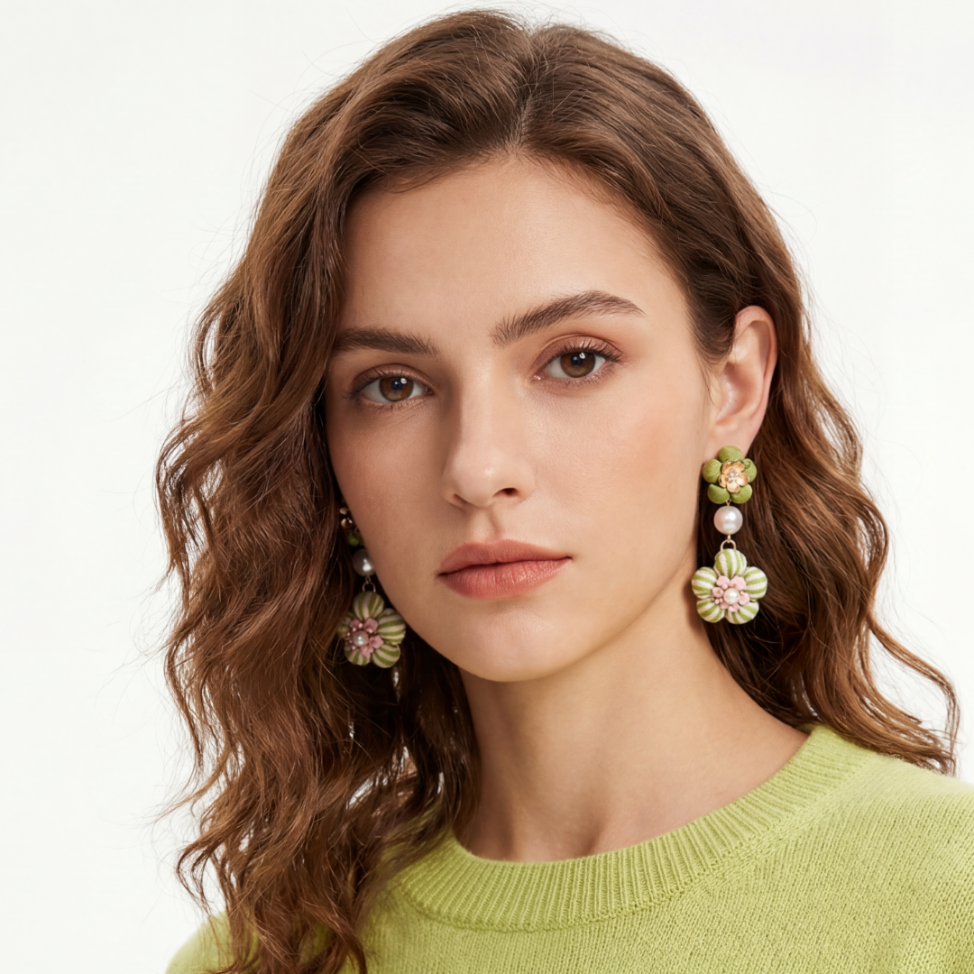 Gucci Necktie Chandelier Earrings by Flock by Wild at Vintage Luxe Up