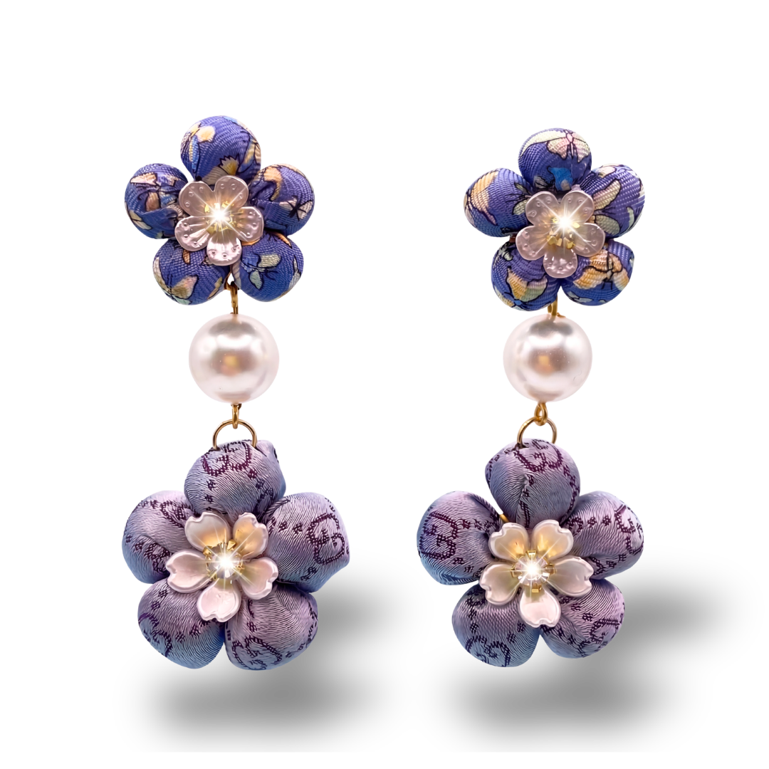 Gucci Necktie Chandelier Earrings by Flock by Wild at Vintage Luxe Up