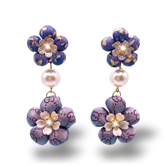 Gucci Necktie Chandelier Earrings by Flock by Wild at Vintage Luxe Up