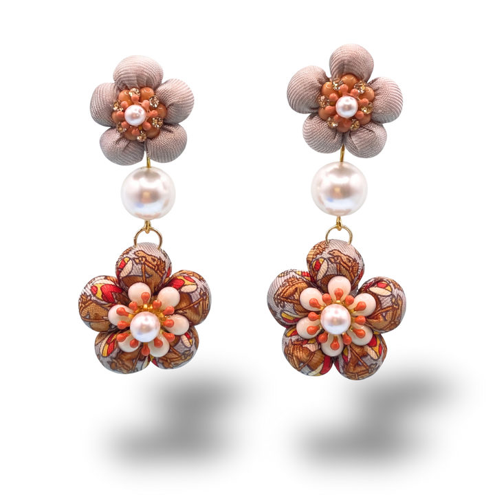 Hermes Necktie Earrings by Flock by Wild at Vintage Luxe Up