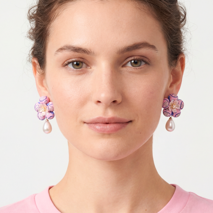 Chanel Necktie Drop Earrings by Flock by Wild at Vintage Luxe Up