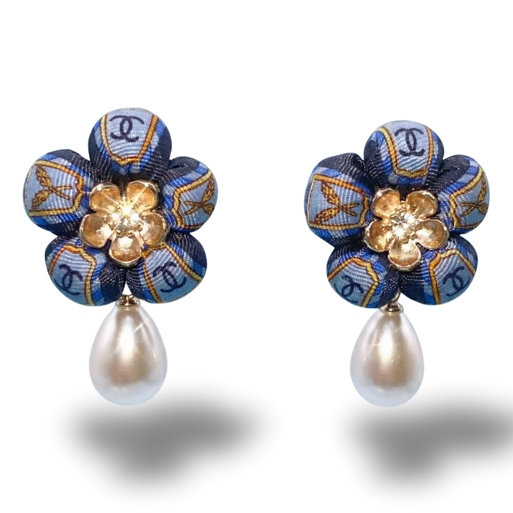 Chanel Necktie Drop Earrings by Flock by Wild at Vintage Luxe Up