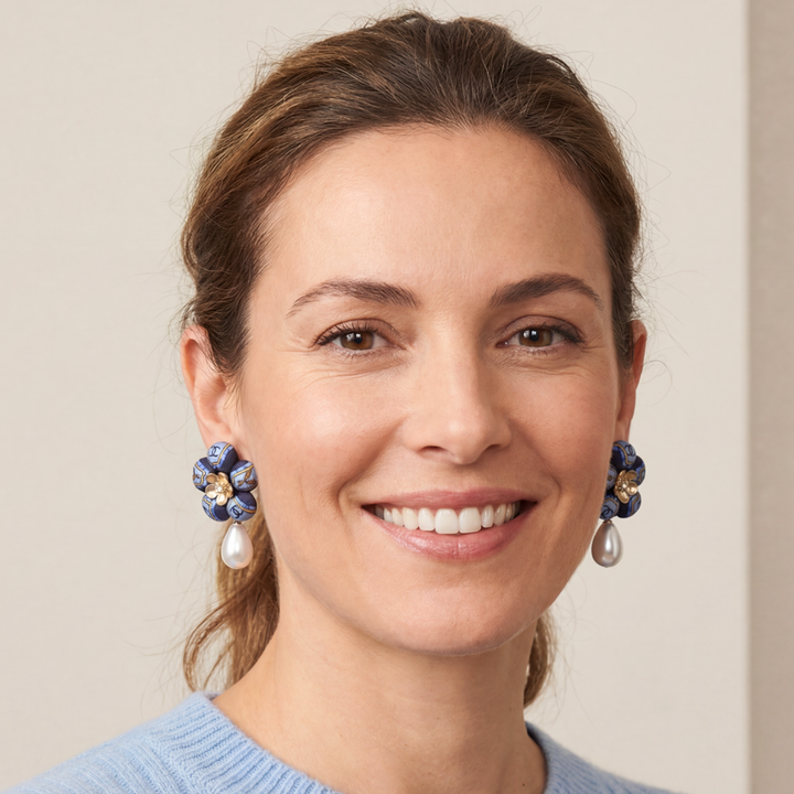 Chanel Necktie Drop Earrings by Flock by Wild at Vintage Luxe Up