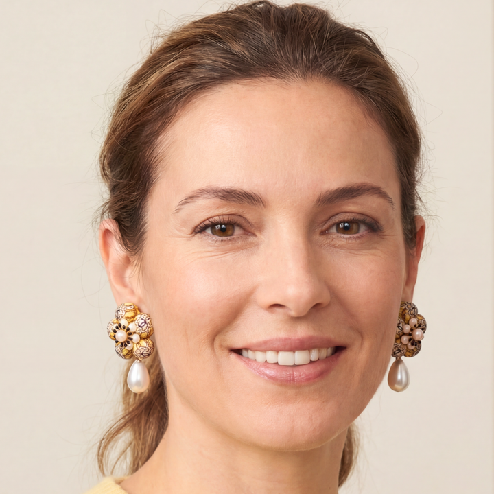 Chanel Necktie Drop Earrings by Flock by Wild at Vintage Luxe Up