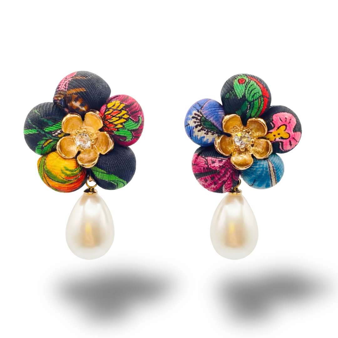 Gucci Necktie Drop Earrings by Flock by Wild at Vintage Luxe Up