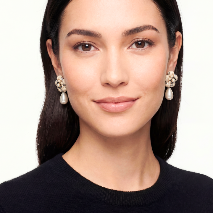 Chanel Necktie Drop Earrings by Flock by Wild at Vintage Luxe Up