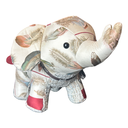 Hermes Plumes Scarf Patchwork Elephant at Vintage Luxe Up