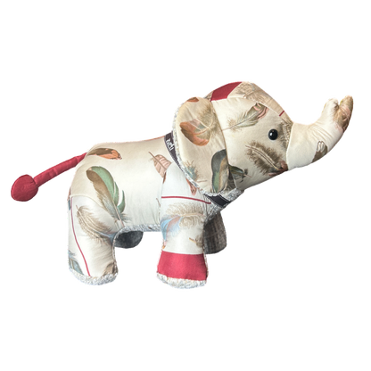 Hermes Plumes Scarf Patchwork Elephant at Vintage Luxe Up