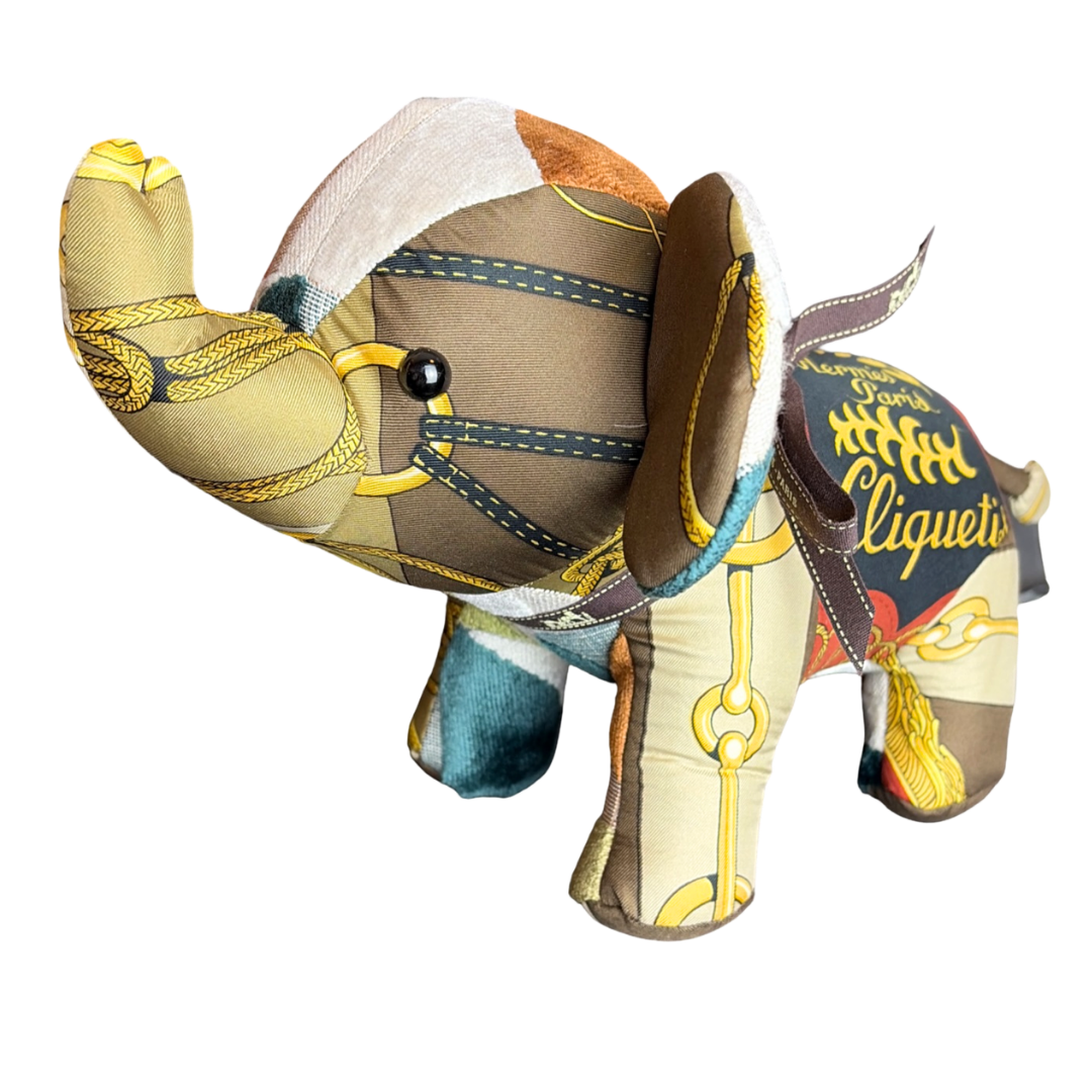 Hermès Cliquetis Scarf Lucky Elephant