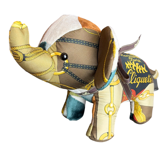 Hermès Cliquetis Scarf Lucky Elephant