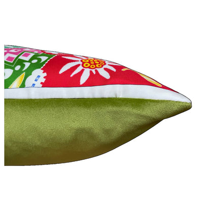 En Attendant Ulysse Silk Scarf Pillow 17"