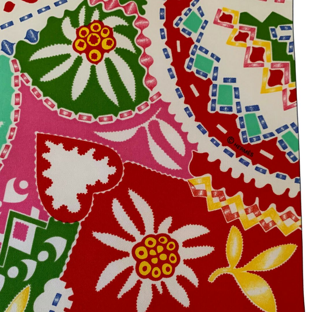 En Attendant Ulysse Silk Scarf Pillow 17"
