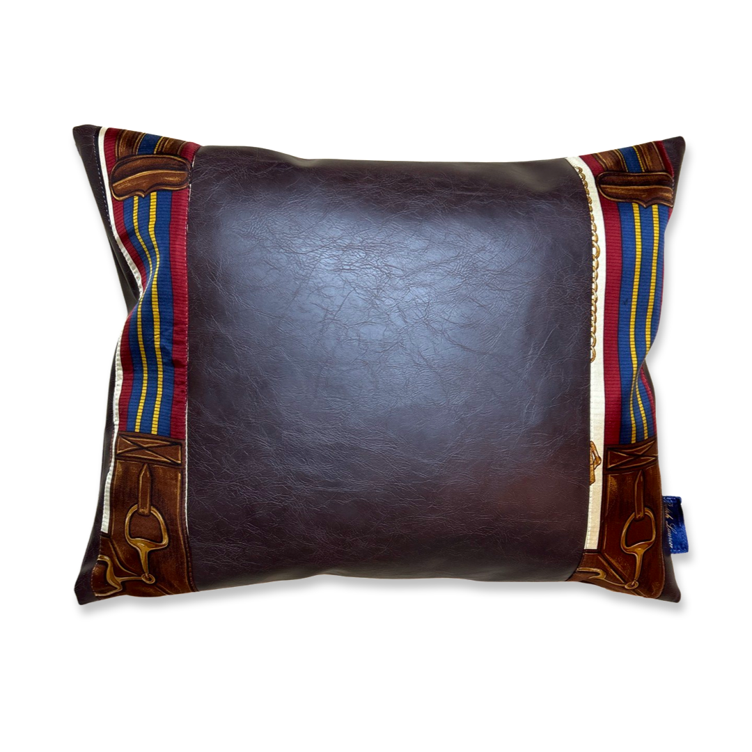 Equestrian Vintage Silk Scarf Pillows