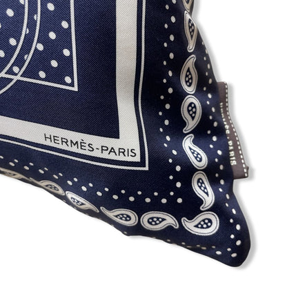 Ex Libris Bandana Silk Scarf Pillow 22"
