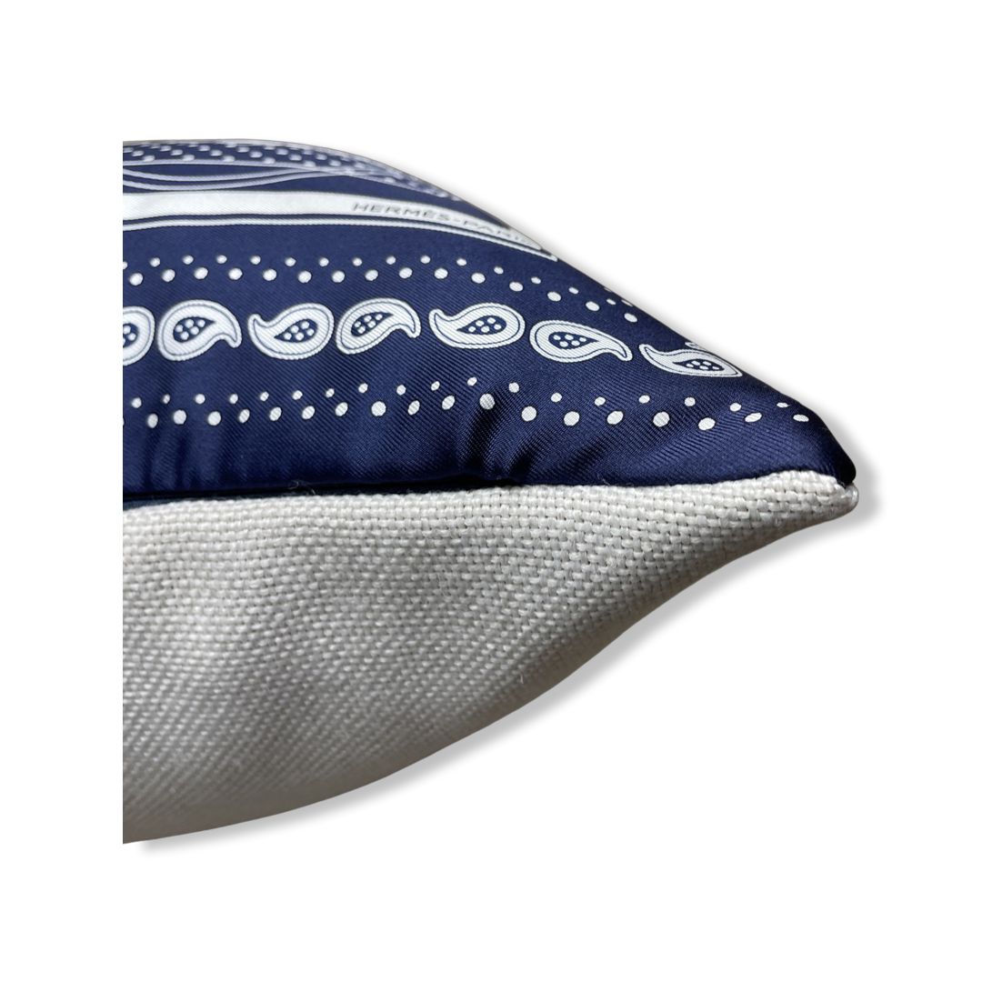 Ex Libris Bandana Silk Scarf Pillow 22"