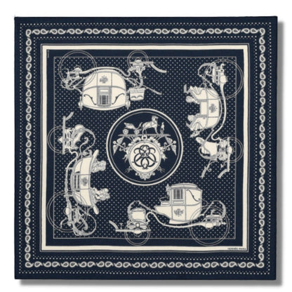 Ex Libris Bandana Silk Scarf Pillow 22"