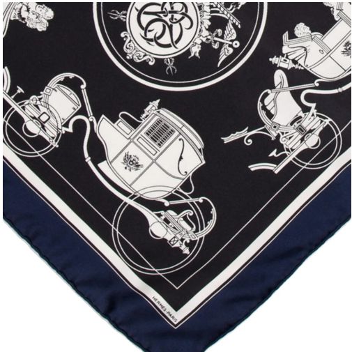 Ex Libris Vintage Silk Scarf Pillow 17"