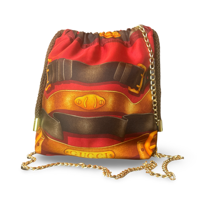 Gucci Equestrian Red Scarf | Gucci Crossbody Bag at Vintage Luxe Up