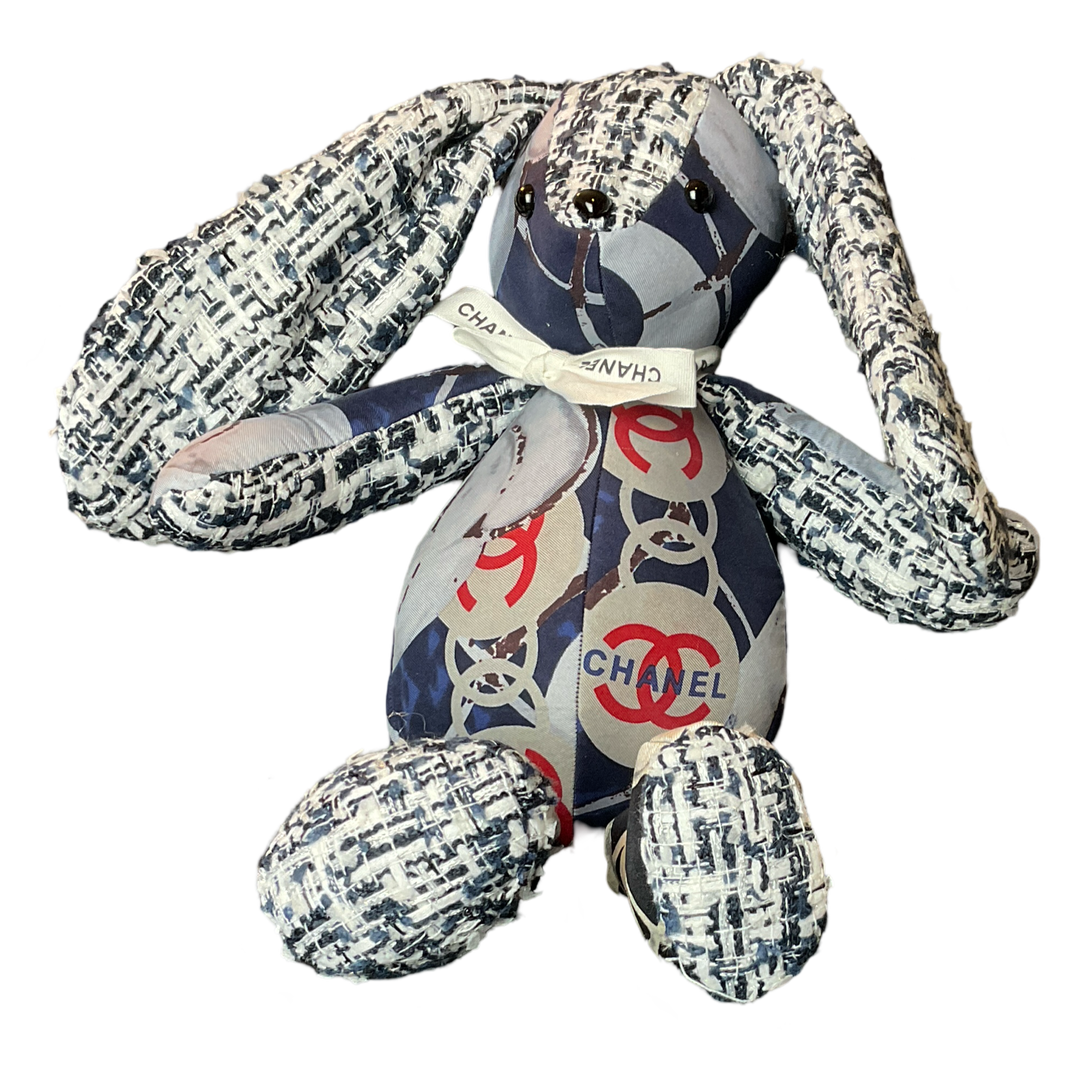 Chanel CC Logo Scarf Bunny at Vintage Luxe Up