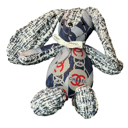 Chanel CC Logo Scarf Bunny at Vintage Luxe Up