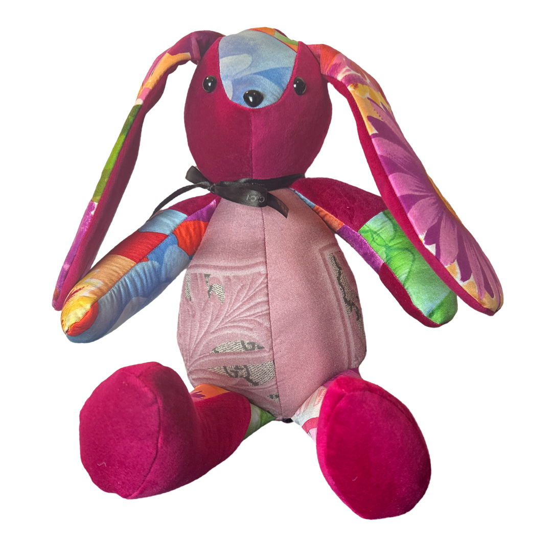 Vintage Gucci Scarf Patchwork Bunny at Vintage Luxe Up